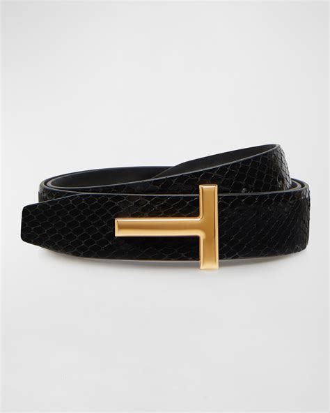 tom ford python belt.